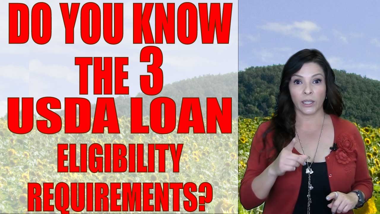 3-Requirements of USDA Loans